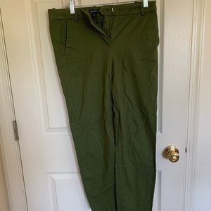 J Crew Mercantile Green Dress Pants
